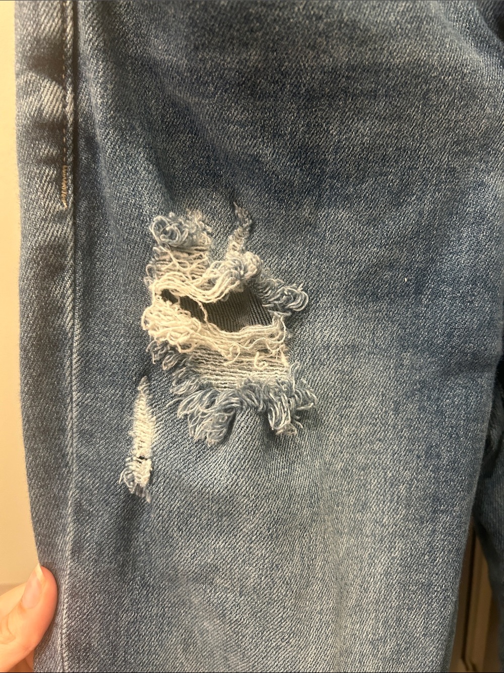 Flying Monkey Distressed Flare Jeans for Women - Picture 5 of 10